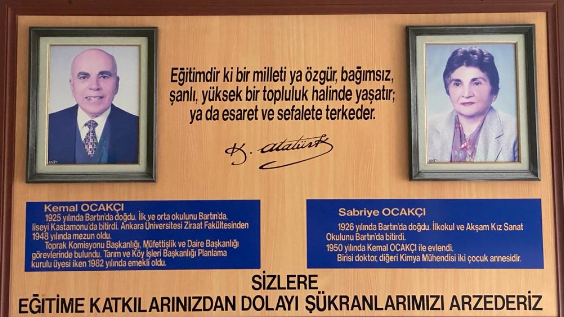 Mustafa Kemal OCAKÇI'yı 24 Kasımda andık.